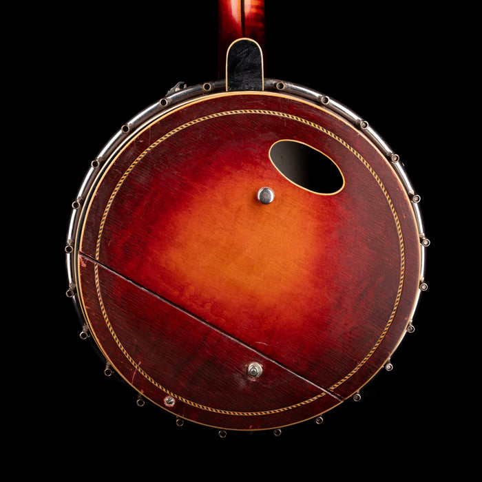 Vintage 1920's Gibson TB-1 Trapdoor Tenor Banjo Sunburst With OHSC