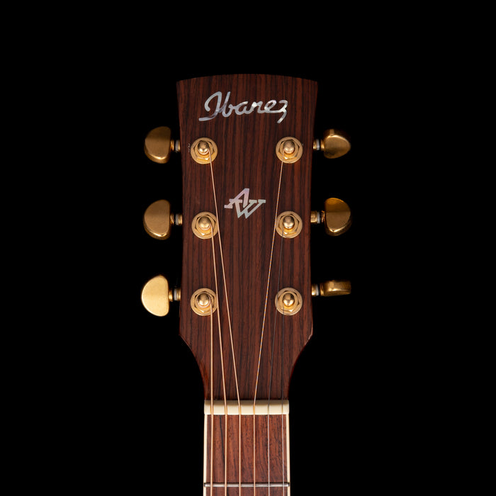 Pre-Owned 2001 Ibanez Artwood AW200CE Natural Acoustic Electric Guitar Owned and Signed by Chester Bennington