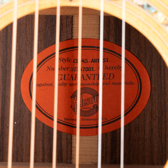 Pre-Owned 1997 Gibson CL-45 Artist Natural With OHSC