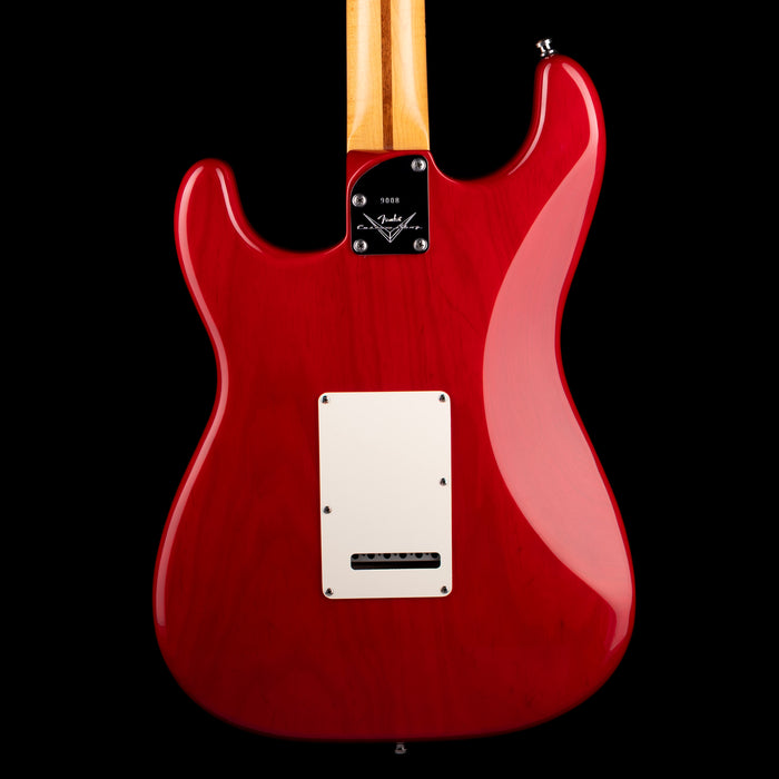 Pre-Owned 2013 Fender Custom Shop Custom Deluxe Stratocaster Candy Red with OHSC