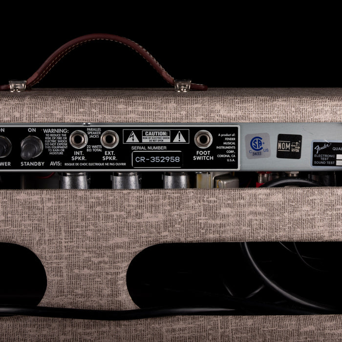 Pre-Owned Custom/Modified Alessandro Fender '65 Deluxe Reverb Head & Matching Cab - Fawn