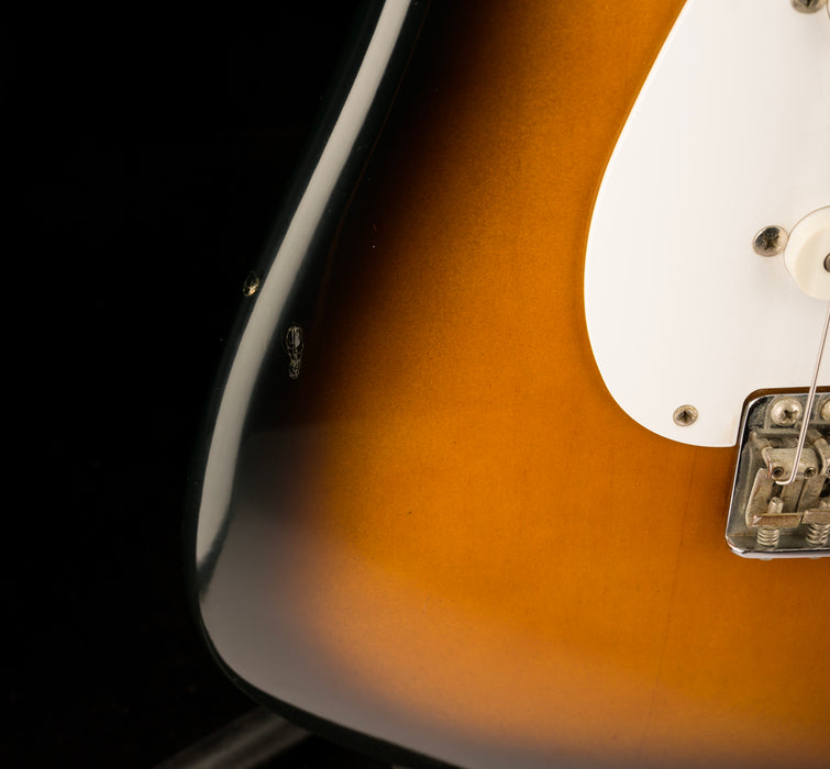 Used 1990 Fender ST-54 Made in Japan 1954 Reissue Stratocaster 2-Tone Sunburst with Gig Bag