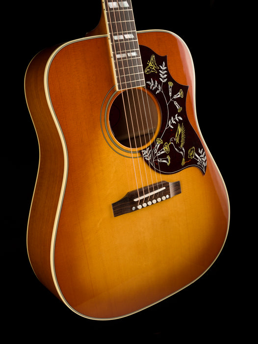 Pre Owned 2024 Gibson Hummingbird Original Heritage Cherry Sunburst Acoustic Electric Guitar With OHSC
