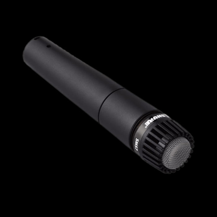 Shure SM57 Dynamic Instrument Microphone Angle Down