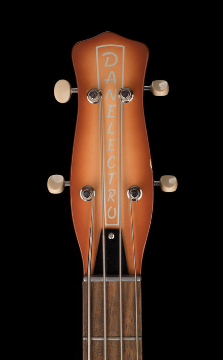 Used Danelectro Longhorn Short-Scale Electric Bass Copper Burst