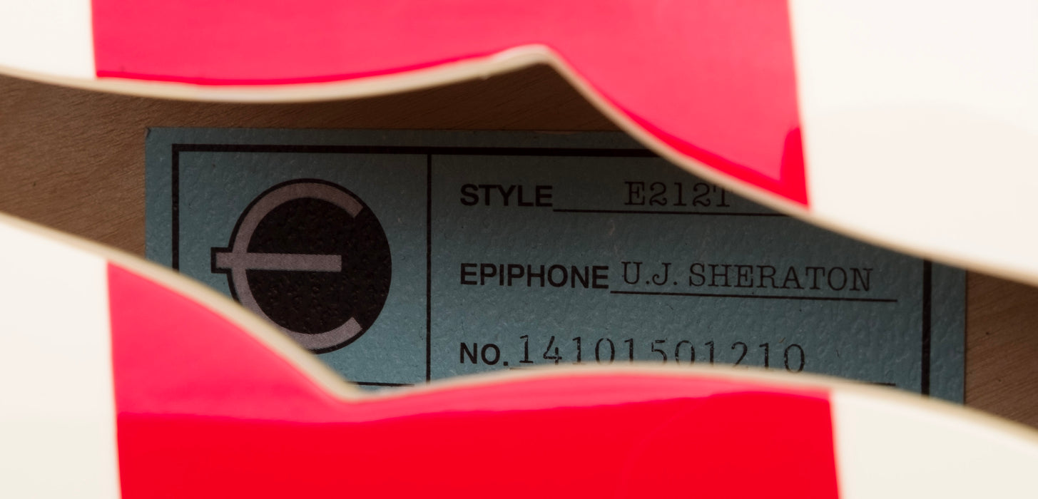 Pre Owned Epiphone Limited Edition Union Jack Sheraton Soundhole