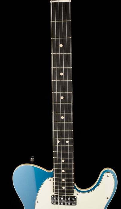 Pre Owned 2013 Fender Custom Shop Double TV Jones Two Tone Telecaster NOS Lake Placid Blue With OHSC