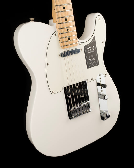 Used Demo Fender Player Series Telecaster Maple Fingerboard Polar White