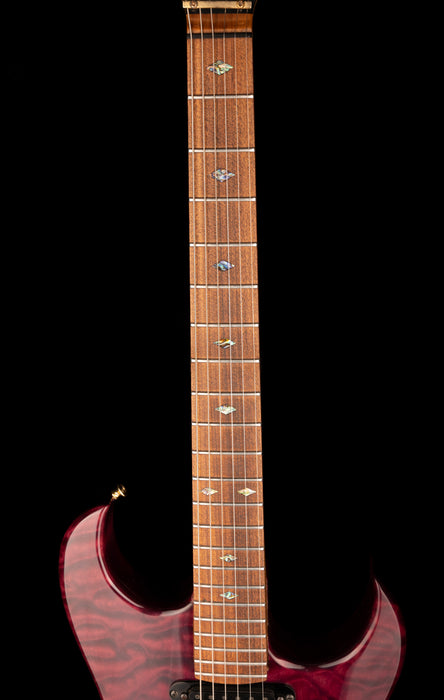 Pre Owned California Jalapeno Dark Transparent Red Electric Guitar With Case