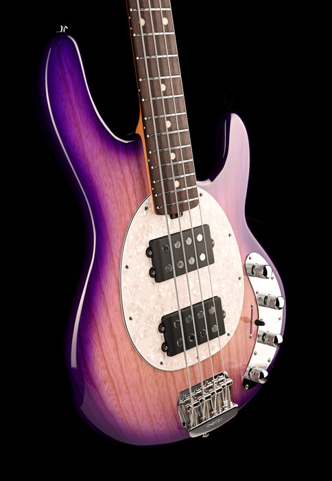 Ernie Ball Music Man StingRay Special 4 HH Bass Purple Sunset With Softshell Case