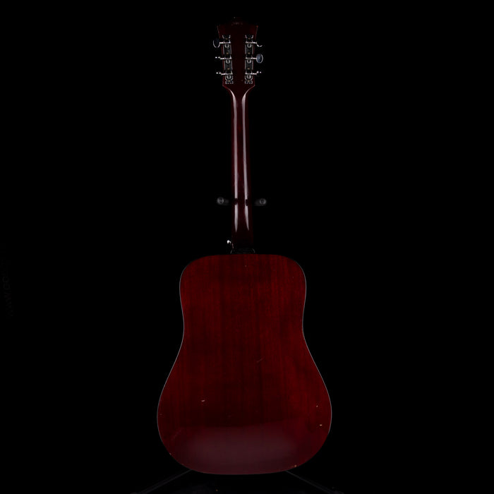 Vintage 1977 Guild D-25 Cherry Acoustic Guitar With OHSC