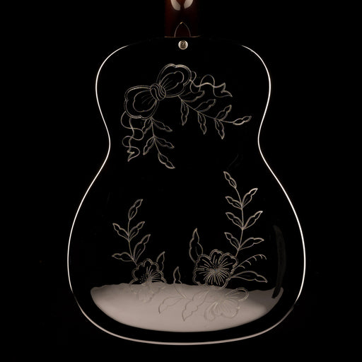 Pre Owned 1996 Dobro DM 36 "Rose" Model Chrome Resonator With Gig Bag