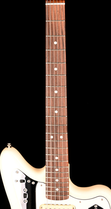 Pre Owned Fender Artist Series Johnny Marr Jaguar Olympic White With OHSC