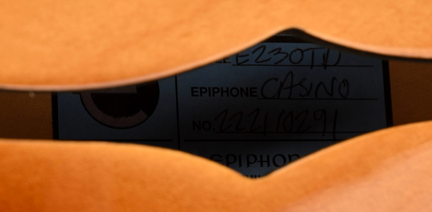 Pre Owned Epiphone USA Casino Vintage Sunburst With OHSC