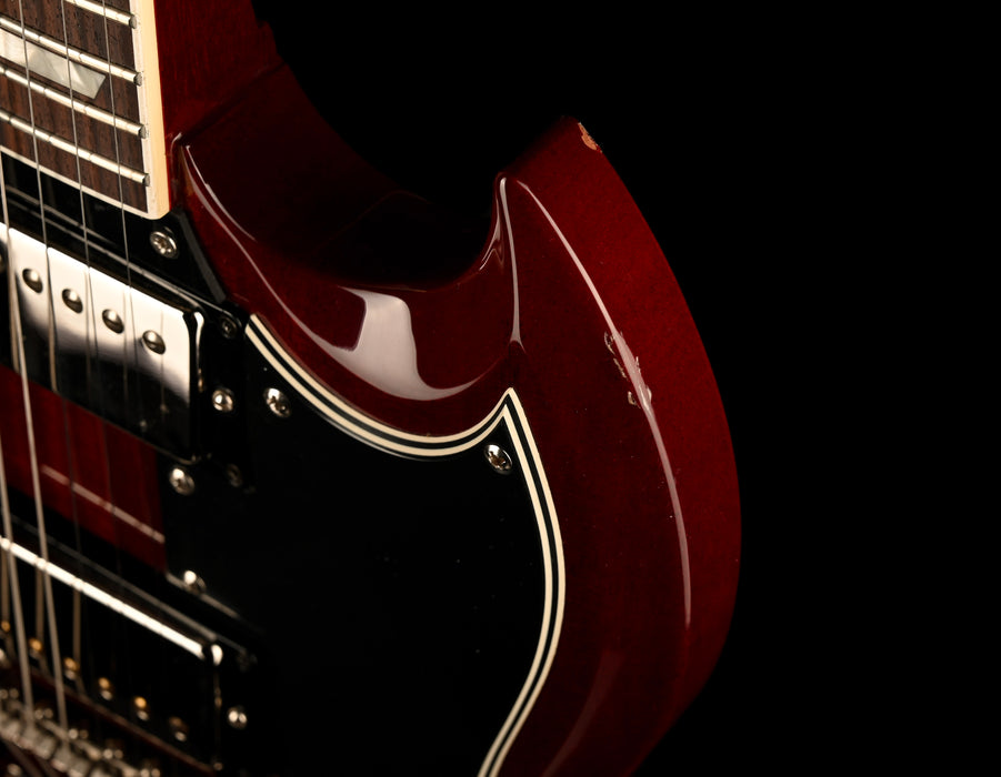 Pre Owned Epiphone Elitist '61 SG  Guitar Cherry Red With OHSC