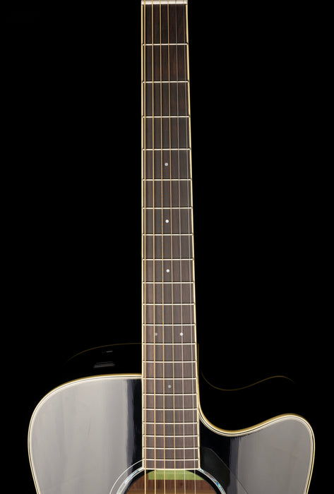 Pre Owned Yamaha FGX830C Dreadnought Cutaway Black With Case