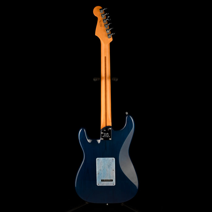 Pre Owned 2021 Fender American Ultra Limited Edition Stratocaster HSS Denimburst With OHSC