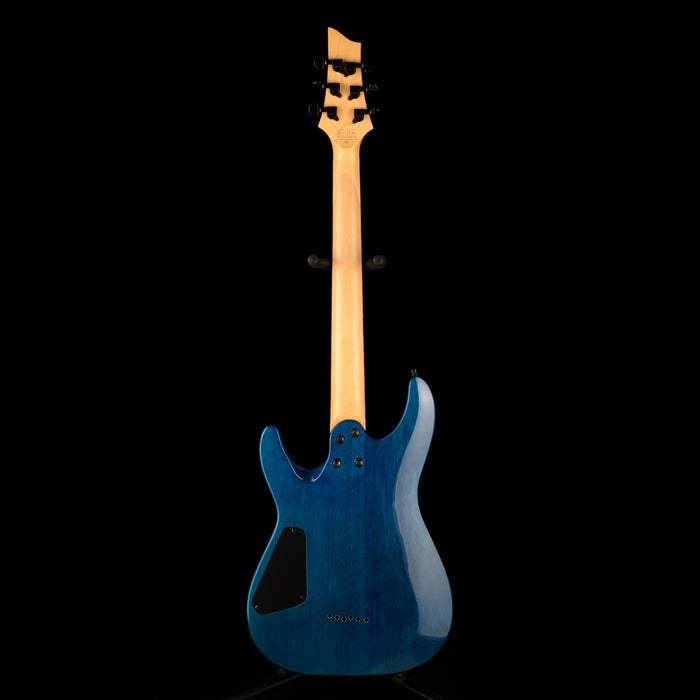 Used Schecter Elite C-6 Aqua Burst Electric Guitar With Gig Bag
