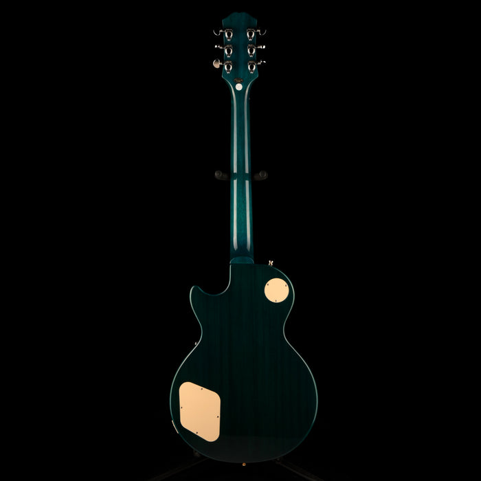 Pre Owned Epiphone Les Paul ‘60s Quilt Top Trans Blue With Gig Bag