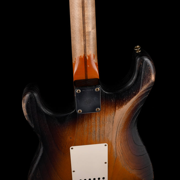 Fender Custom Shop Masterbuilt Paul Waller 1957 Stratocaster Heavy Weathered 2-Tone Sunburst With Case