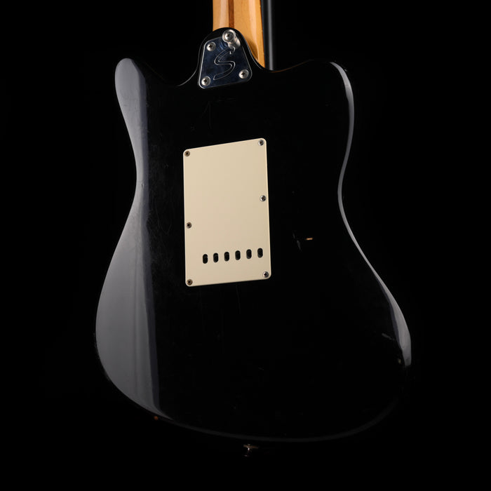 Used 1997 Squier Vista Series Made In Japan Super-Sonic Black With Gig Bag