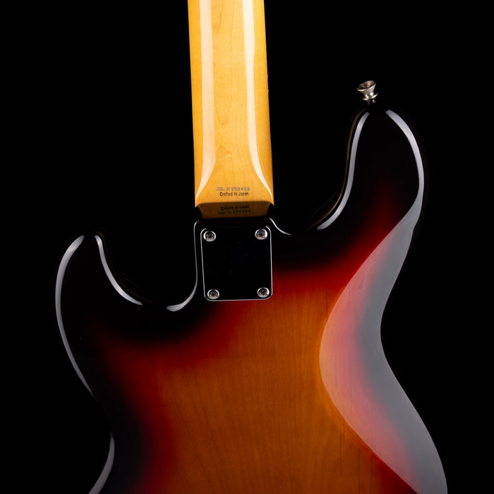 Pre Owned 2004 Fender Made in Japan 1962 Reissue Jazz Bass 3-Tone Sunburst With Case