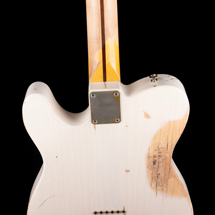 Pre Owned Nash T-52 Medium Aged Ash Mary Kay White Electric Guitar With OHSC