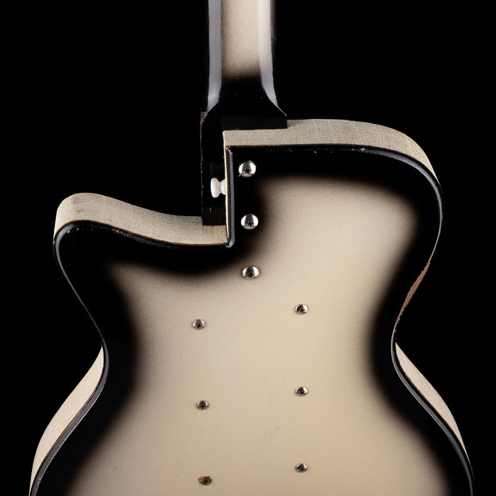 Vintage 1959 Silvertone U3 Model 1305 Sears Silverburst Electric Guitar