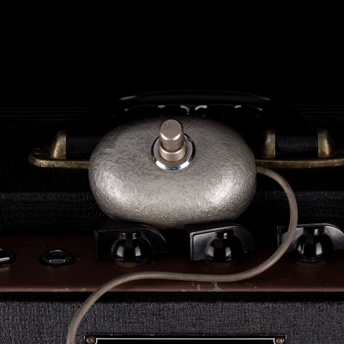 Vintage 1963 Vox AC-4 1x8" Guitar Amp Combo JMI With Original Footswitch Black