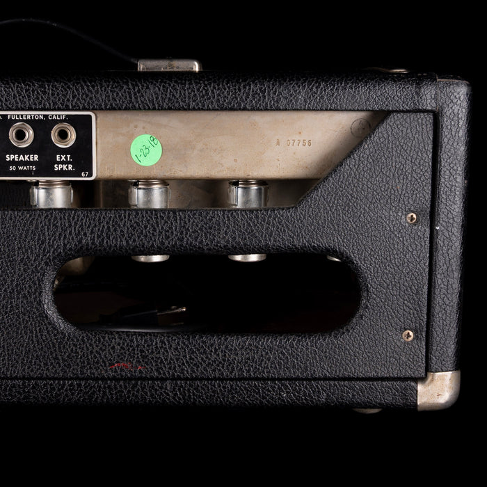 Vintage 1965 Fender Bassman Guitar Amp Head With Cover