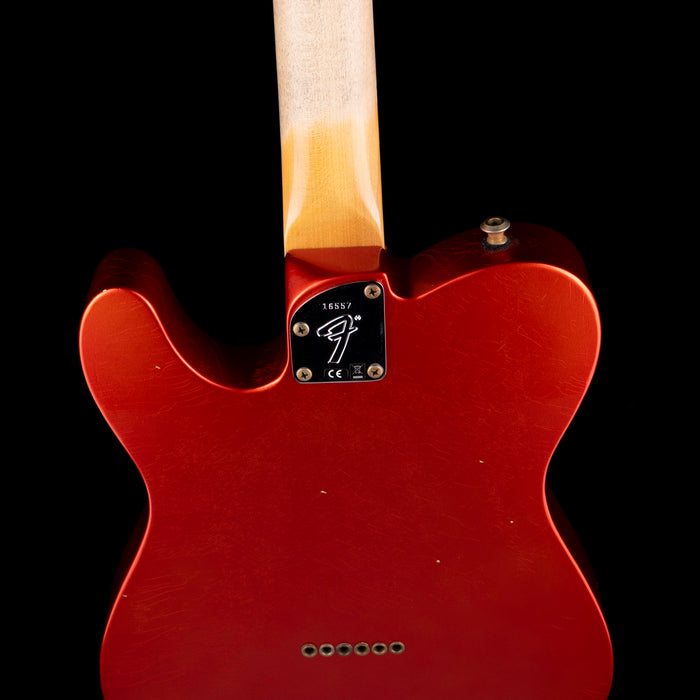 Pre Owned 2024 Fender Custom Shop Postmodern Telecaster HS Journeyman Relic, Faded Aged Candy Tangerine With OHSC