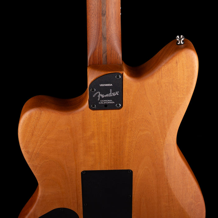 Pre Owned 2021 Fender Acoustasonic Jazzmaster Arctic White With OSSC