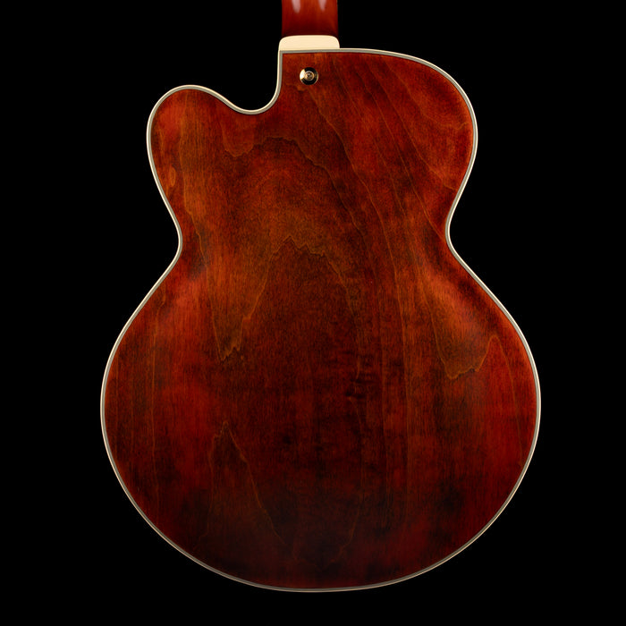 Pre Owned Ibanez PM3C Pat Metheny Signature Hollow-body Electric Guitar Natural Amber With OHSC