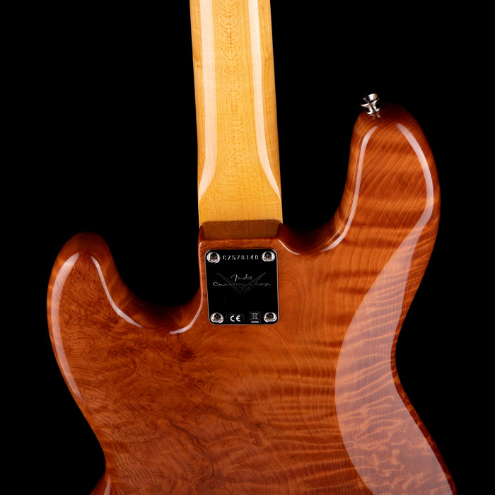 Fender Custom Shop Exotic 1960 Jazz Bass Redwood NOS Natural With Case