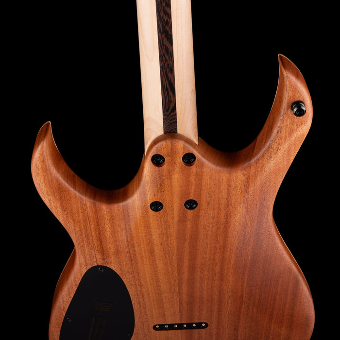 Mayones Duvell Elite 6 Curly Poplar Top Turquoise Iris with Soft Case