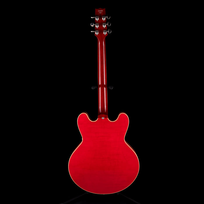 Pre Owned 2021 Heritage Standard H-535 Semi-Hollow Trans Cherry Electric Guitar With OHSC
