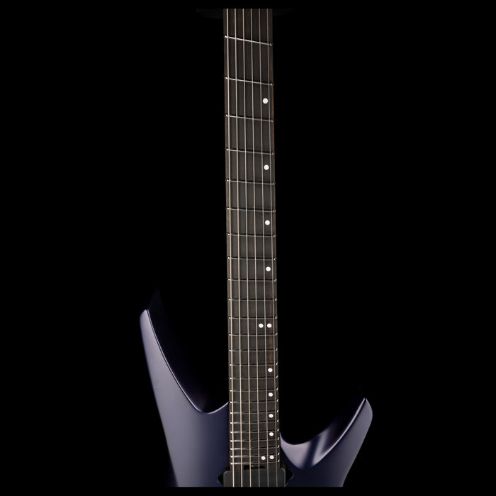 Ernie Ball Music Man Kaizen 6 Indigo Blue Closeup Fingerboard
