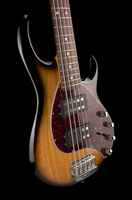 Ernie Ball Music Man StingRay Special 5 HH Bass Burnt Ends Roasted Maple With Case