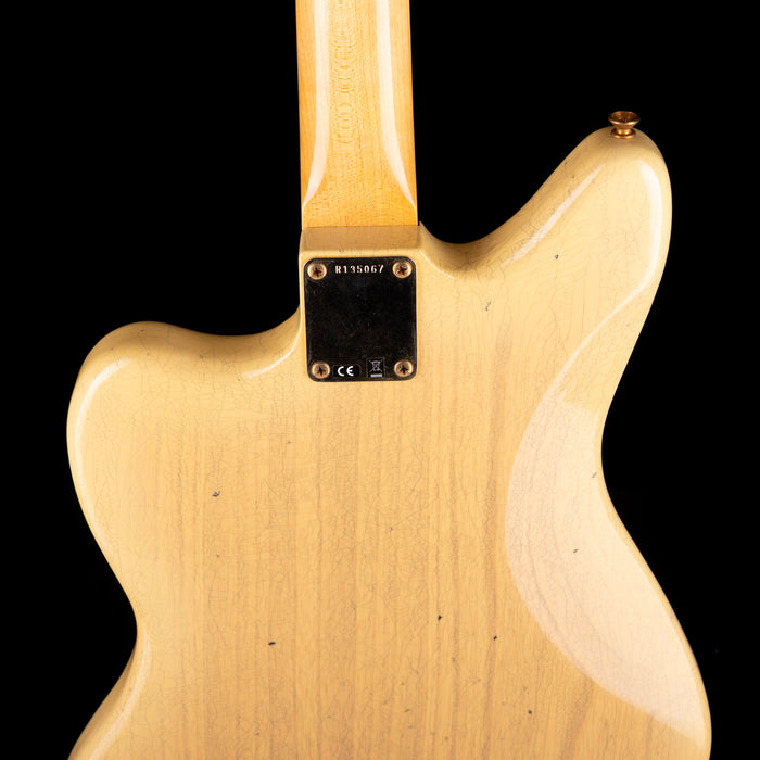 Pre Owned 2024 Fender Custom Shop 1966 Jaguar Journeyman Relic Aged Natural Blonde with OHSC