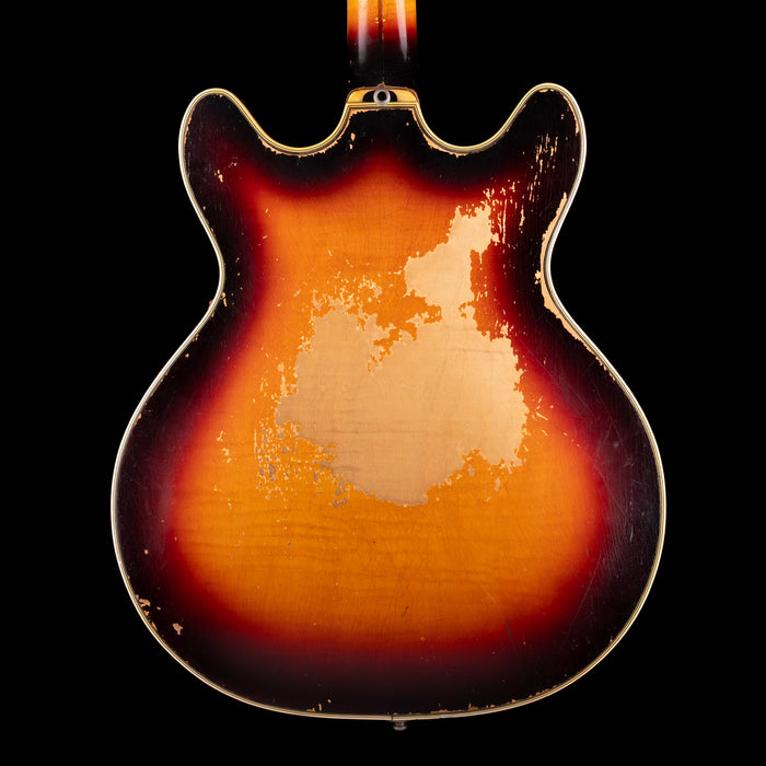 Vintage Guild	1966 Starfire VI Sunburst Hollowbody Guitar With OHSC