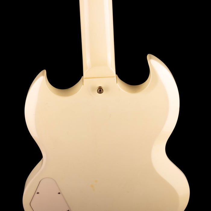 Pre Owned 2005 Gibson 1961 3-Pickup Les Paul Custom Classic White With OHSC