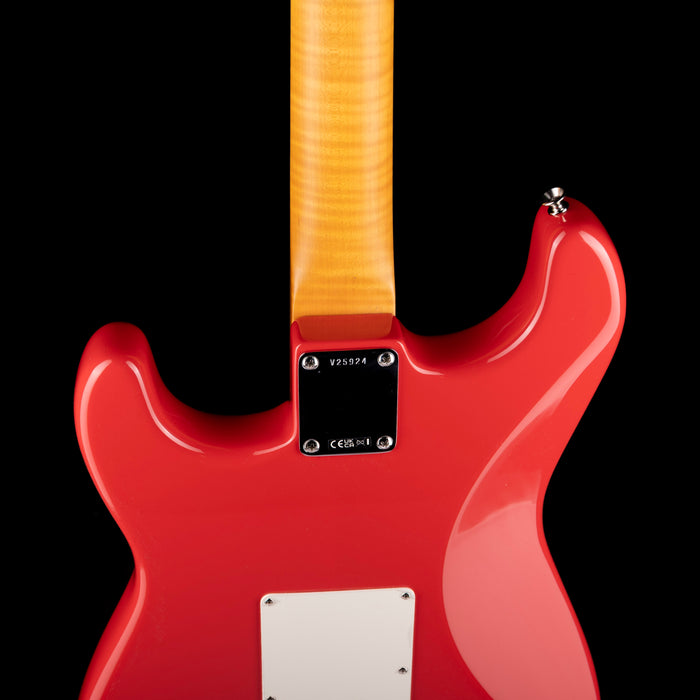 Fender Limited Edition American Vintage II 1961 Stratocaster AAA Flame Maple Fiesta Red With Case