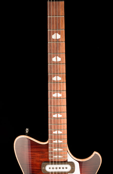 Powers Electric A-Type Select  Cabernet Red With Softshell Case