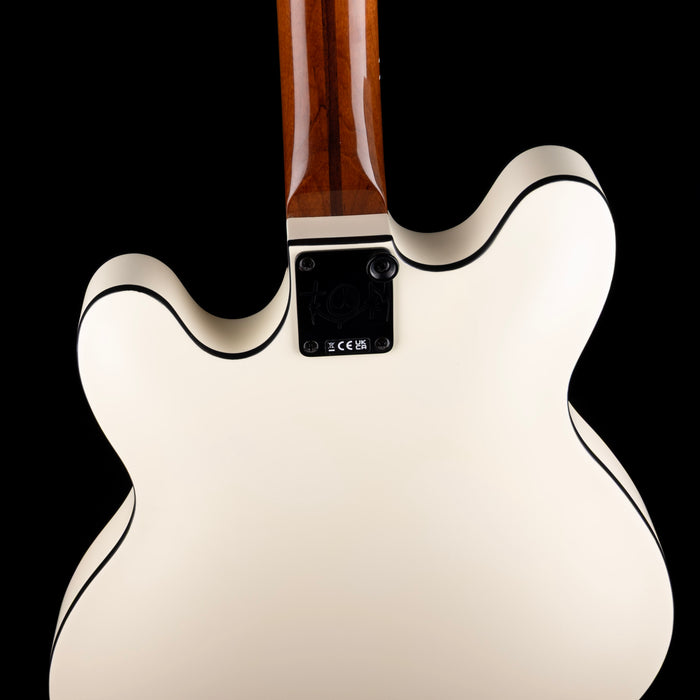Pre Owned Fender Tom DeLonge Starcaster Olympic White With Gig Bag