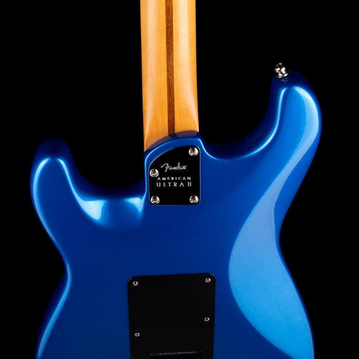 Pre Owned Fender American Ultra II HSS Stratocaster Noble Blue With OHSC