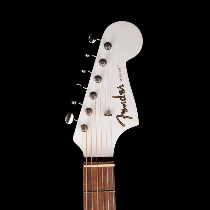 Pre Owned Fender Malibu Player Arctic Gold Acoustic Electric Guitar