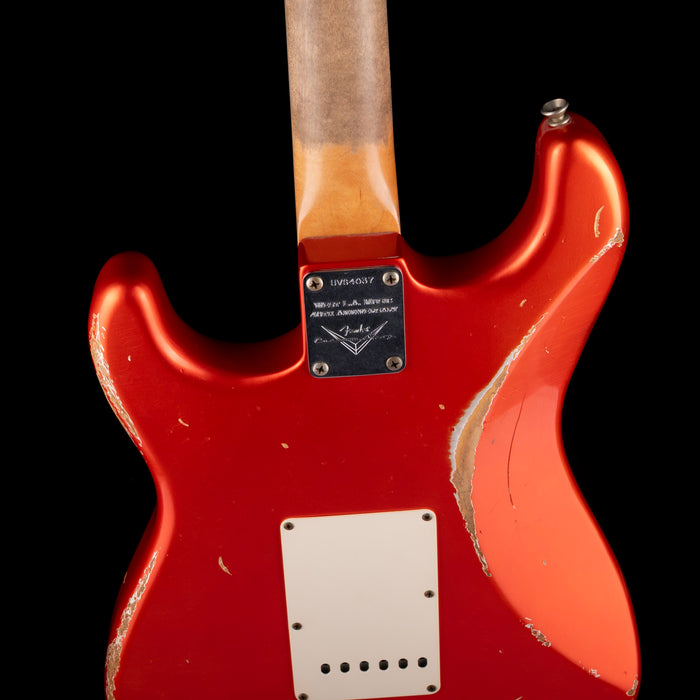 Used 2008 Fender Custom Shop Limited Edition Ultimate Vintage Stratocaster Heavy Relic Candy Tangerine with OHSC