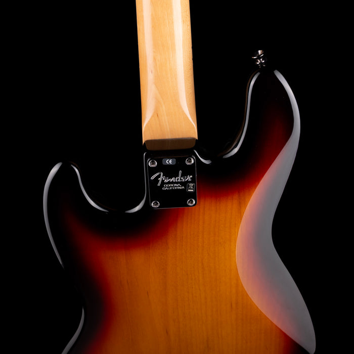 Used 2008 Fender American Standard Jazz Bass 3-Tone Sunburst With OHSC