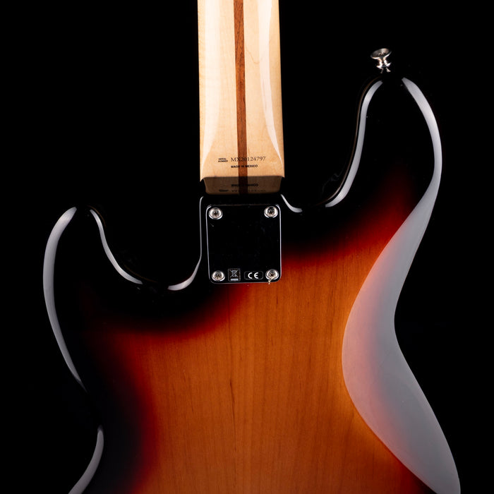 Used 2020 Fender Geddy Lee Jazz Bass 3-Tone Sunburst With Gig Bag