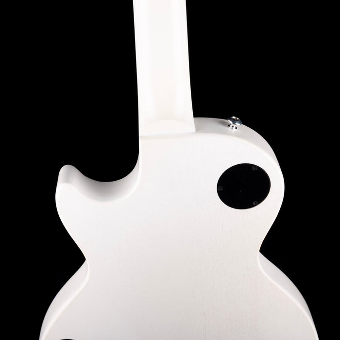 Pre Owned 2020 Gibson Les Paul Special Tribute P-90 Worn White Satin Electric Guitar With Gig Bag